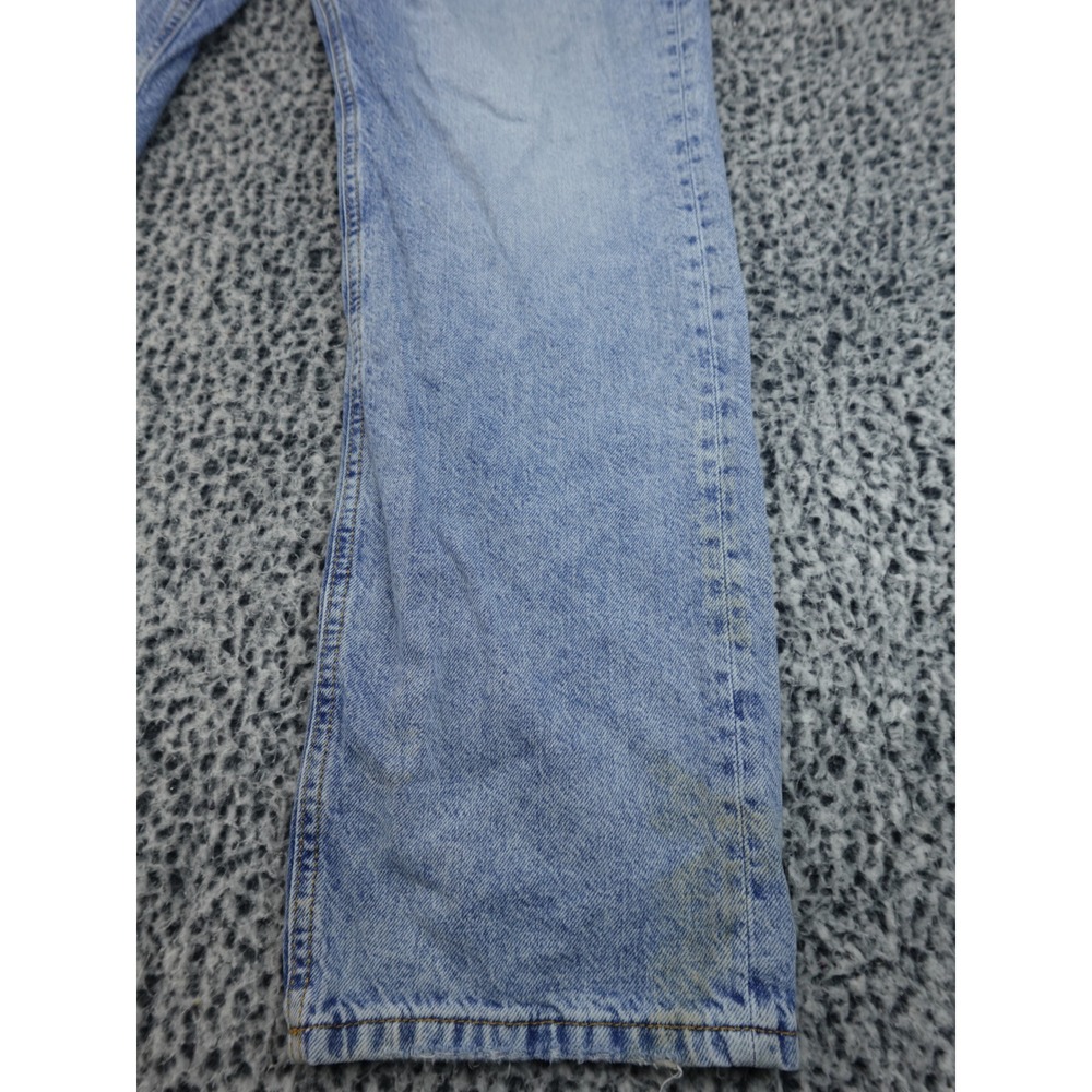 WE THE FREE‎ Curvy Jeans Womens 34 Light Wash Blue Denim Button Fly Casual - Picture 4 of 16